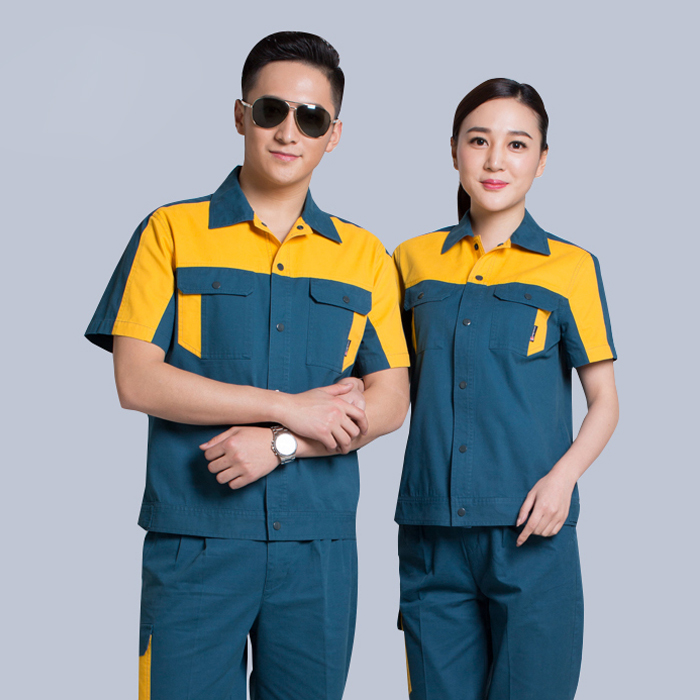 現(xiàn)貨工作服廠家純棉 夏季夾克男女款JL-QX023