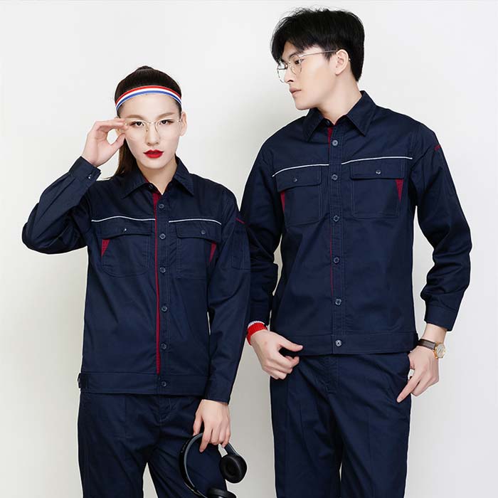 純棉工作服定做 夏裝長袖 JL-GC008