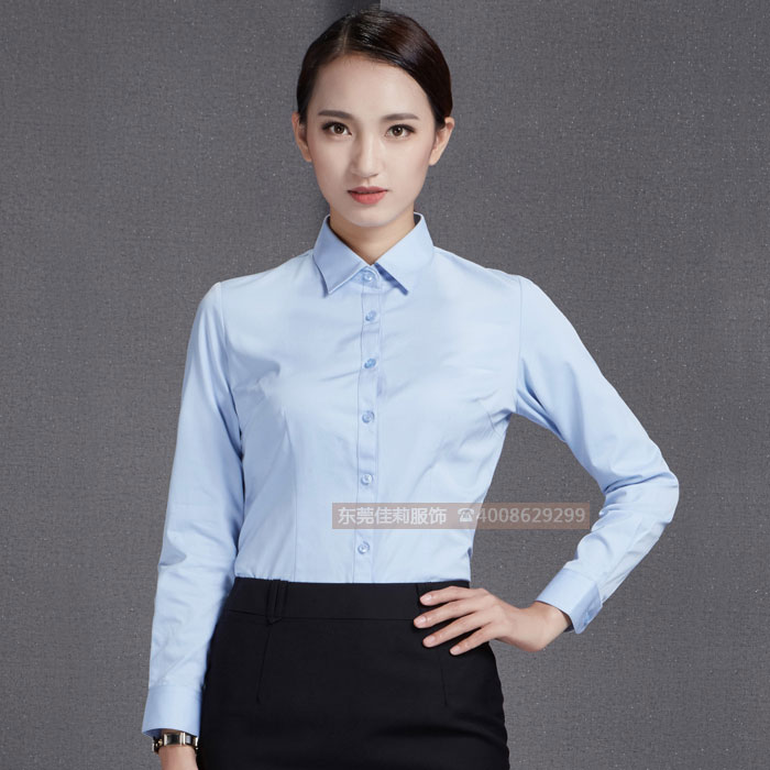 公司員工工服襯衫-實(shí)拍圖1