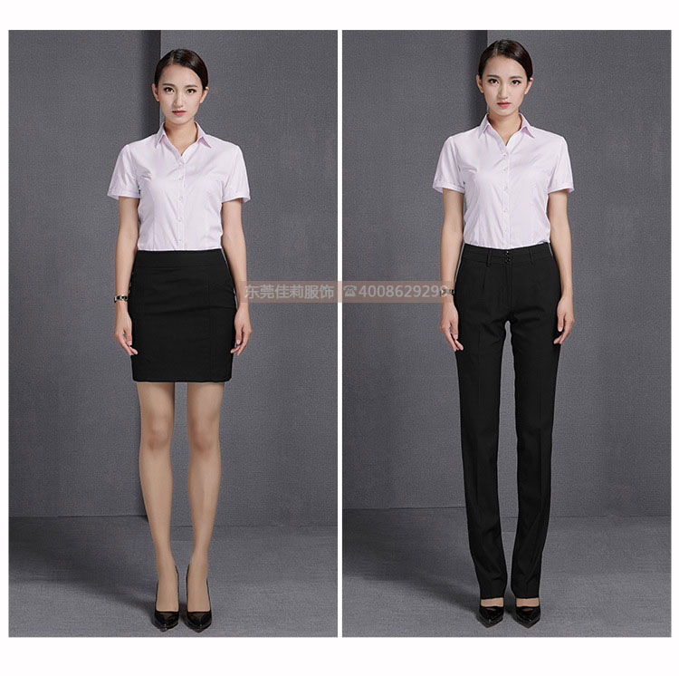 女士V領商務襯衣 優質女士商務襯衣-產品圖15